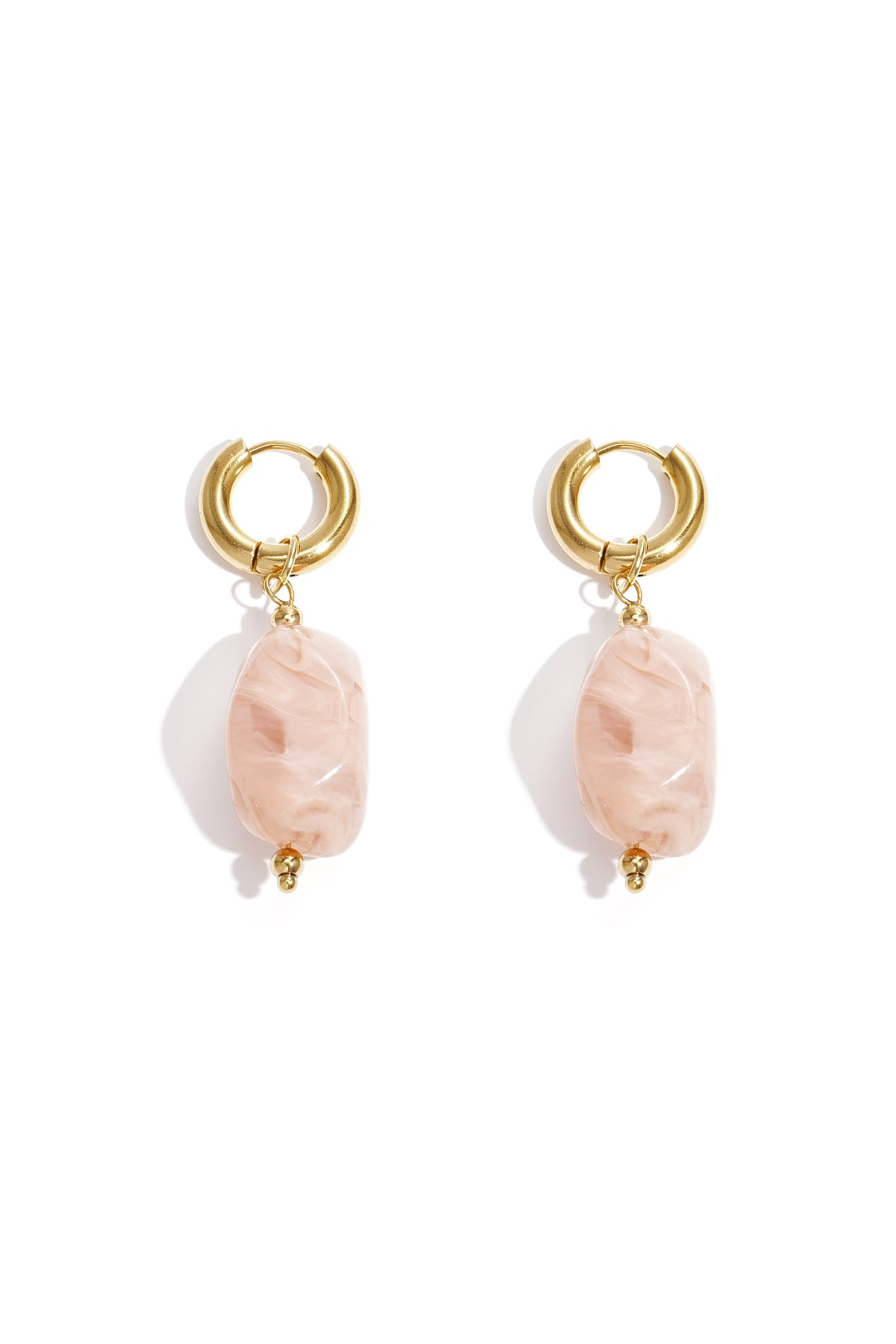 Pendientes colgantes de resina