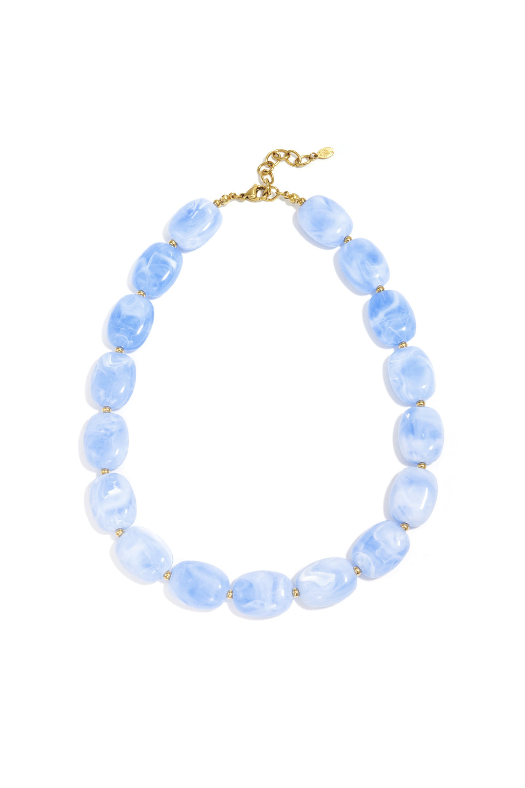 Collar con cuentas cuadradas