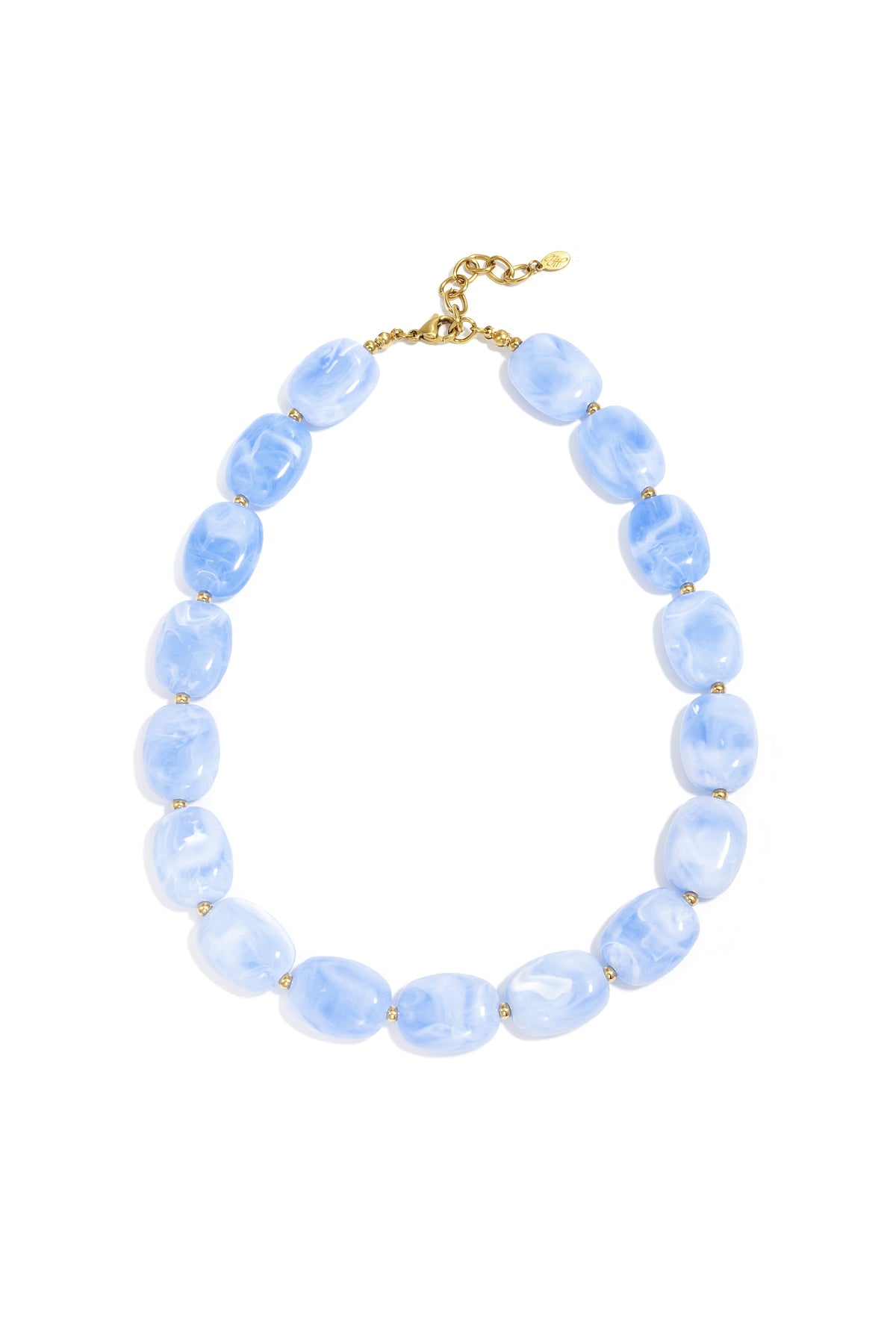 Collar con cuentas cuadradas