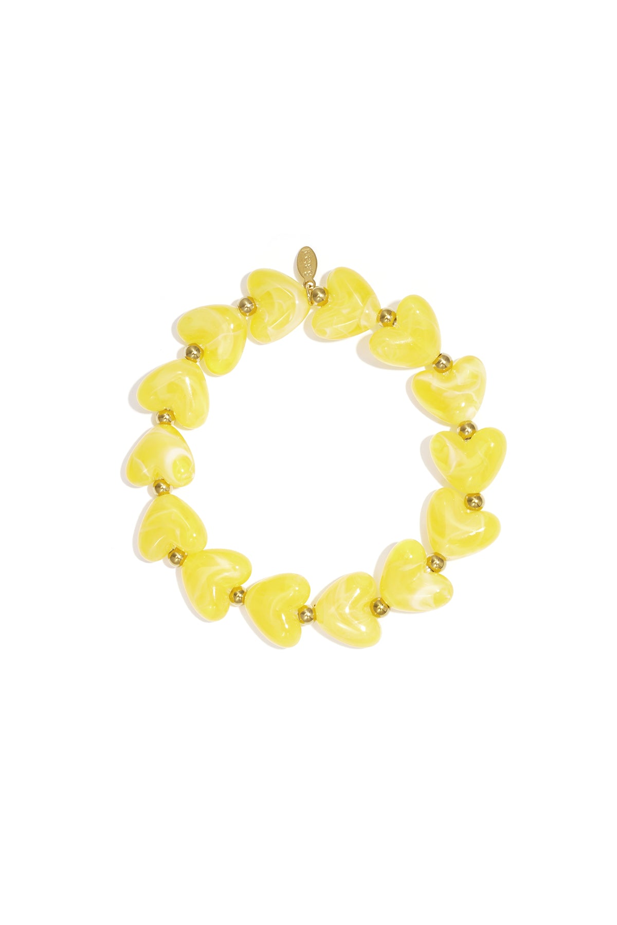 Pulsera Cuentas Corazones