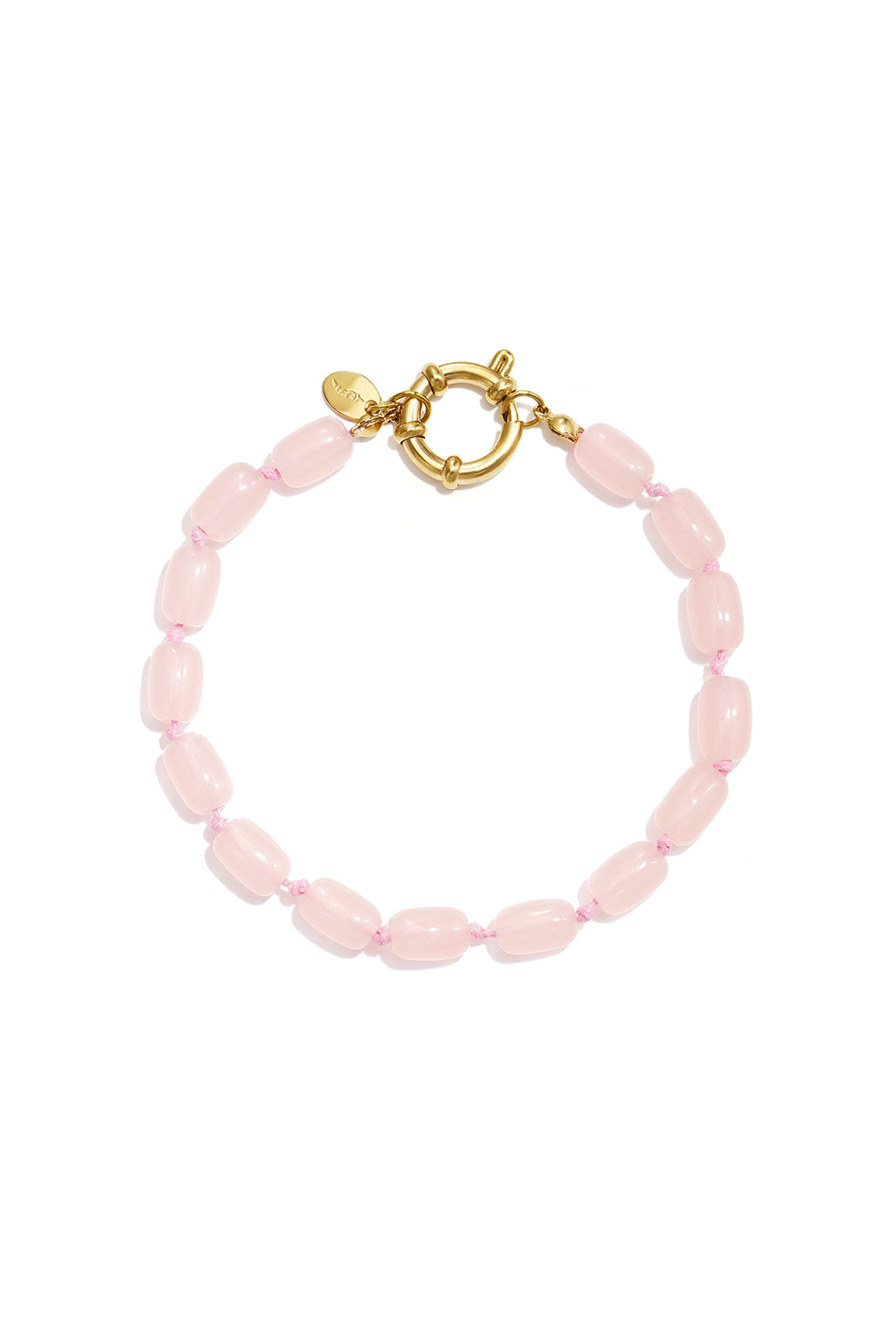 Pulseras de acero inoxidable con cuentas, color liso, sencillas, de la serie Simple Daily para mujer.