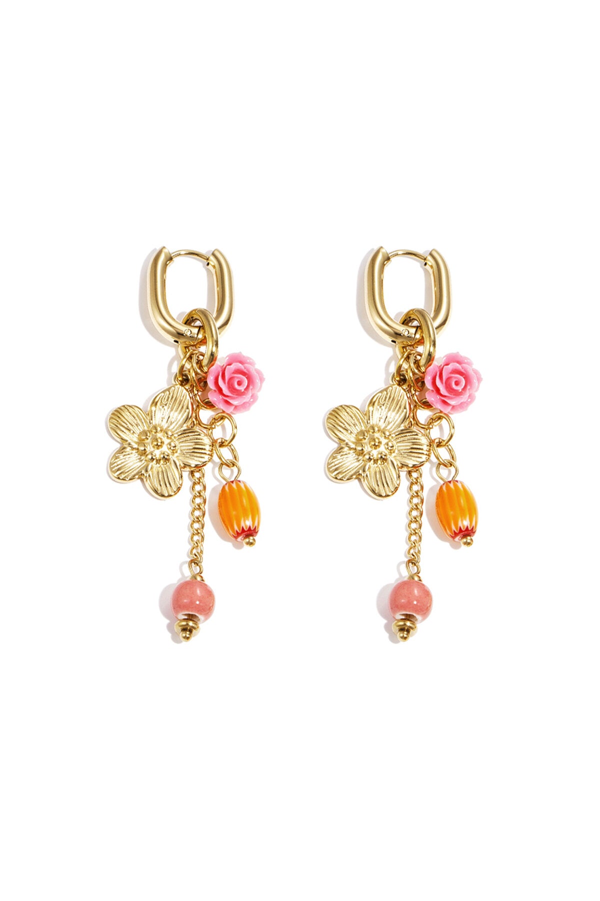 Pendientes romantic flower