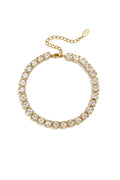 Pulseras con cuentas forma rectangular