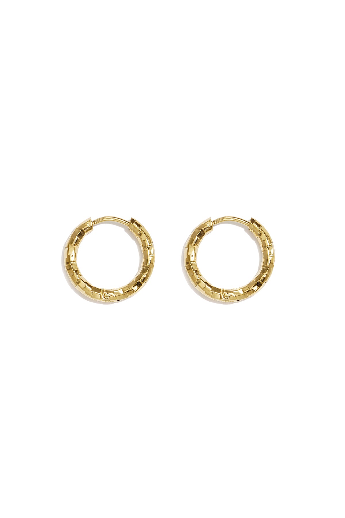 Conjunto de pendientes de acero inoxidable Circle Simple