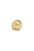 Anillo ajustable Vintage Heart Gold