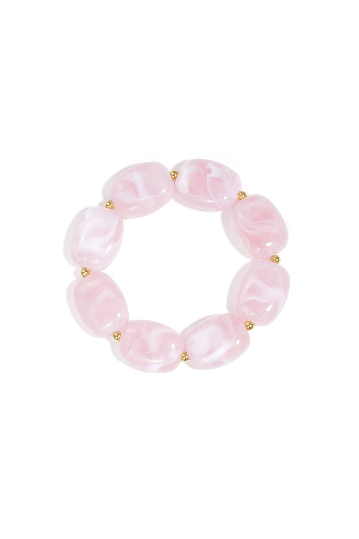 Pulsera con cuentas cuadradas