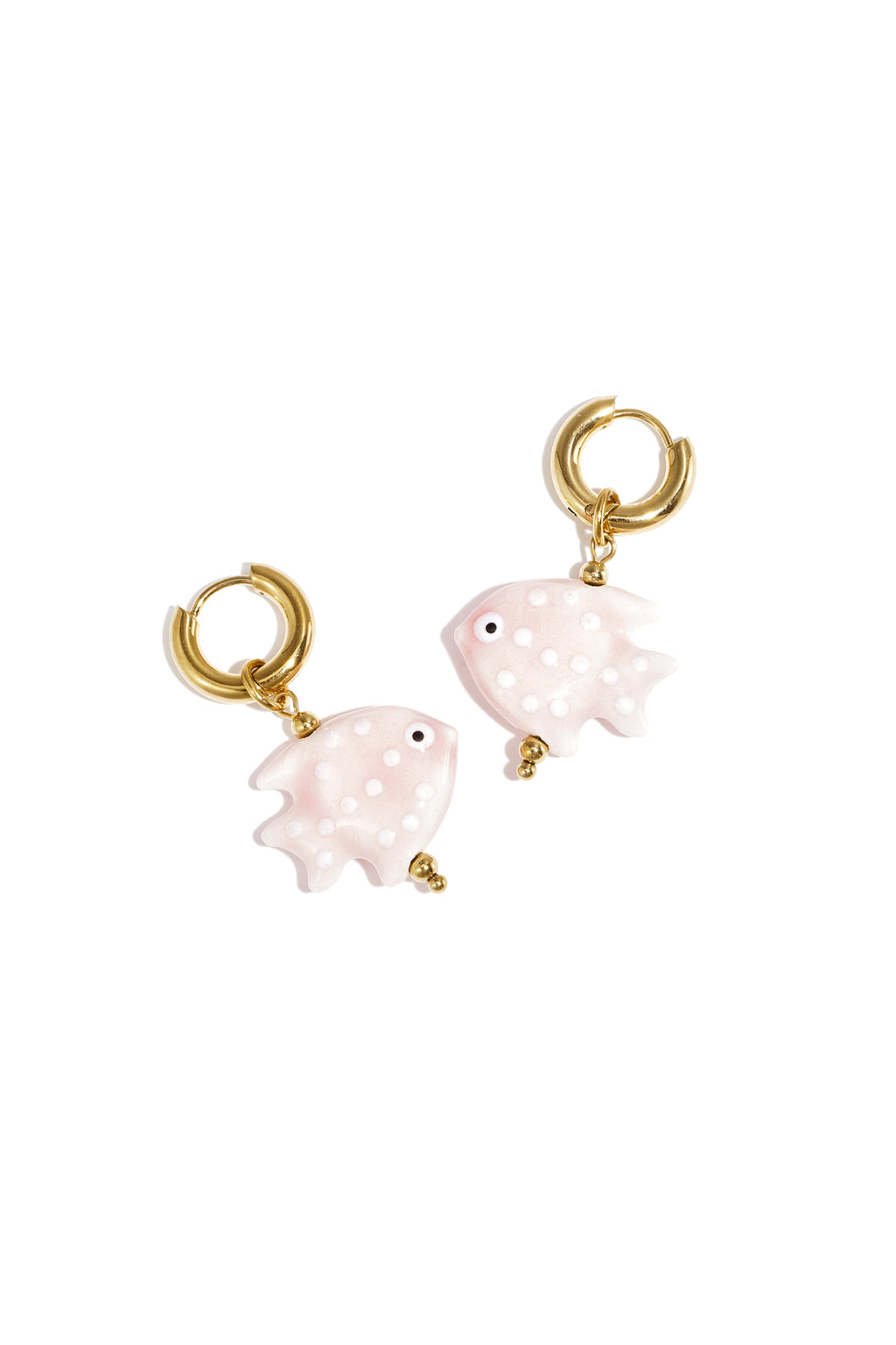 Pendientes con dije de pez